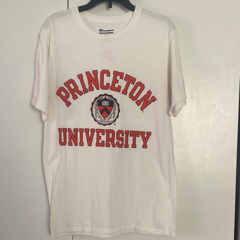 Champion White Princeton University Tee
